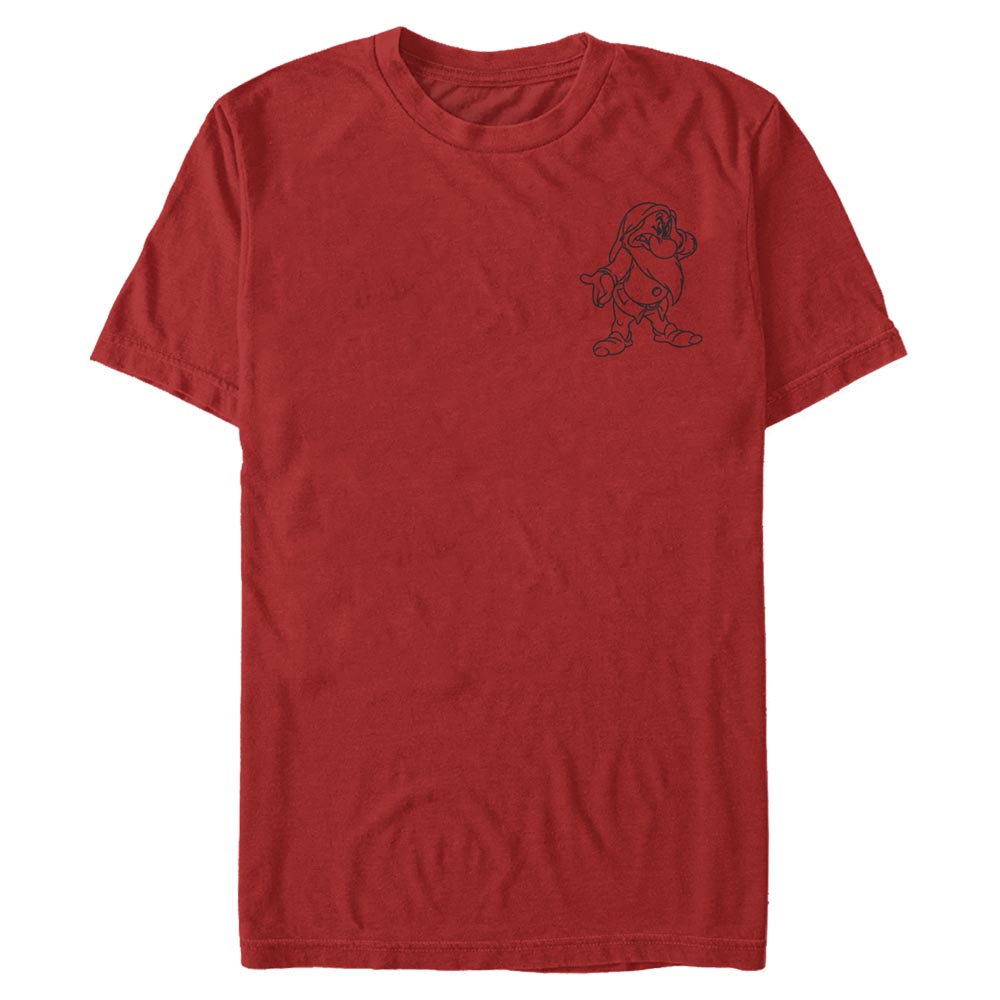 Disney - Blanche-Neige et les Sept Nains - Grincheux Line - Homme T-shirt