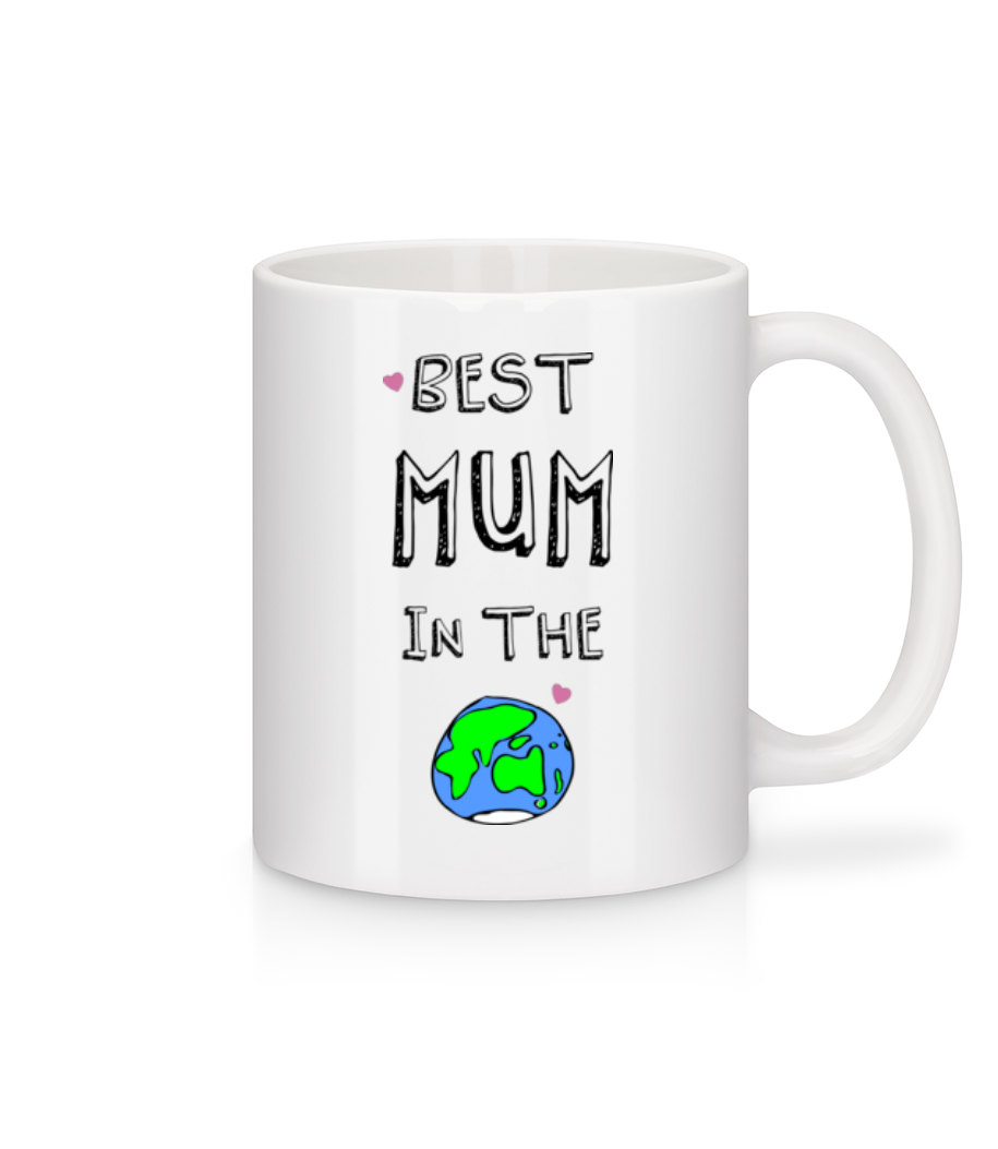 Worlds Best Mum · Mug en céramique blanc
