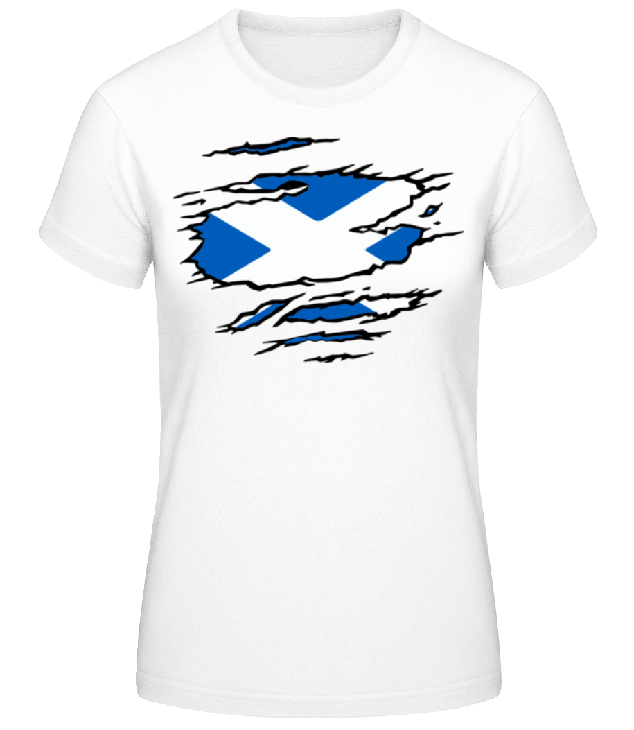 Drapeau Déchiré d'Écosse · T-shirt standard Femme