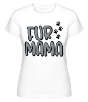 Fur Mama -  Shirtinator Women's T-Shirt - White - Front