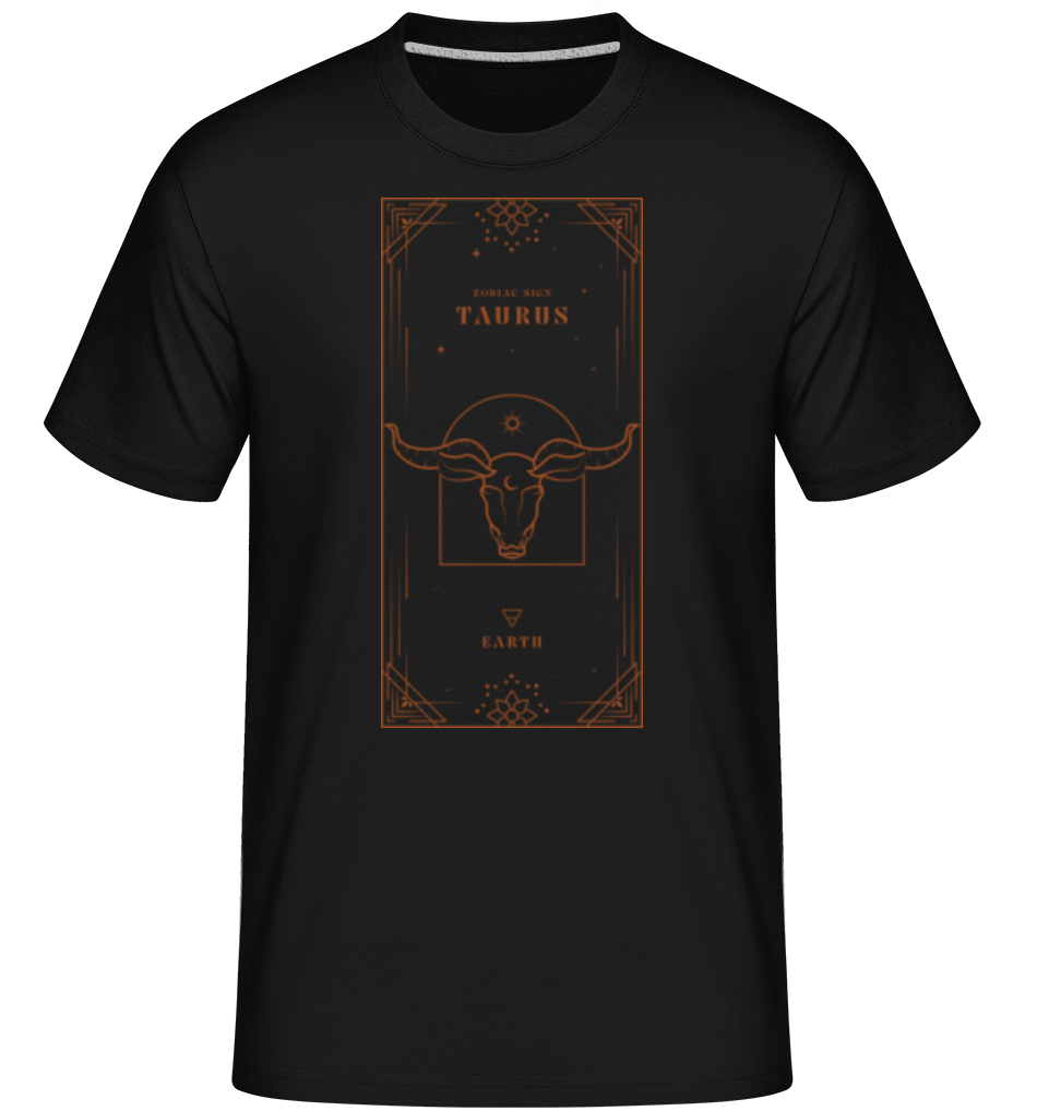 Art Deco Zodiac Sign Taurus ·  T-Shirt Shirtinator homme