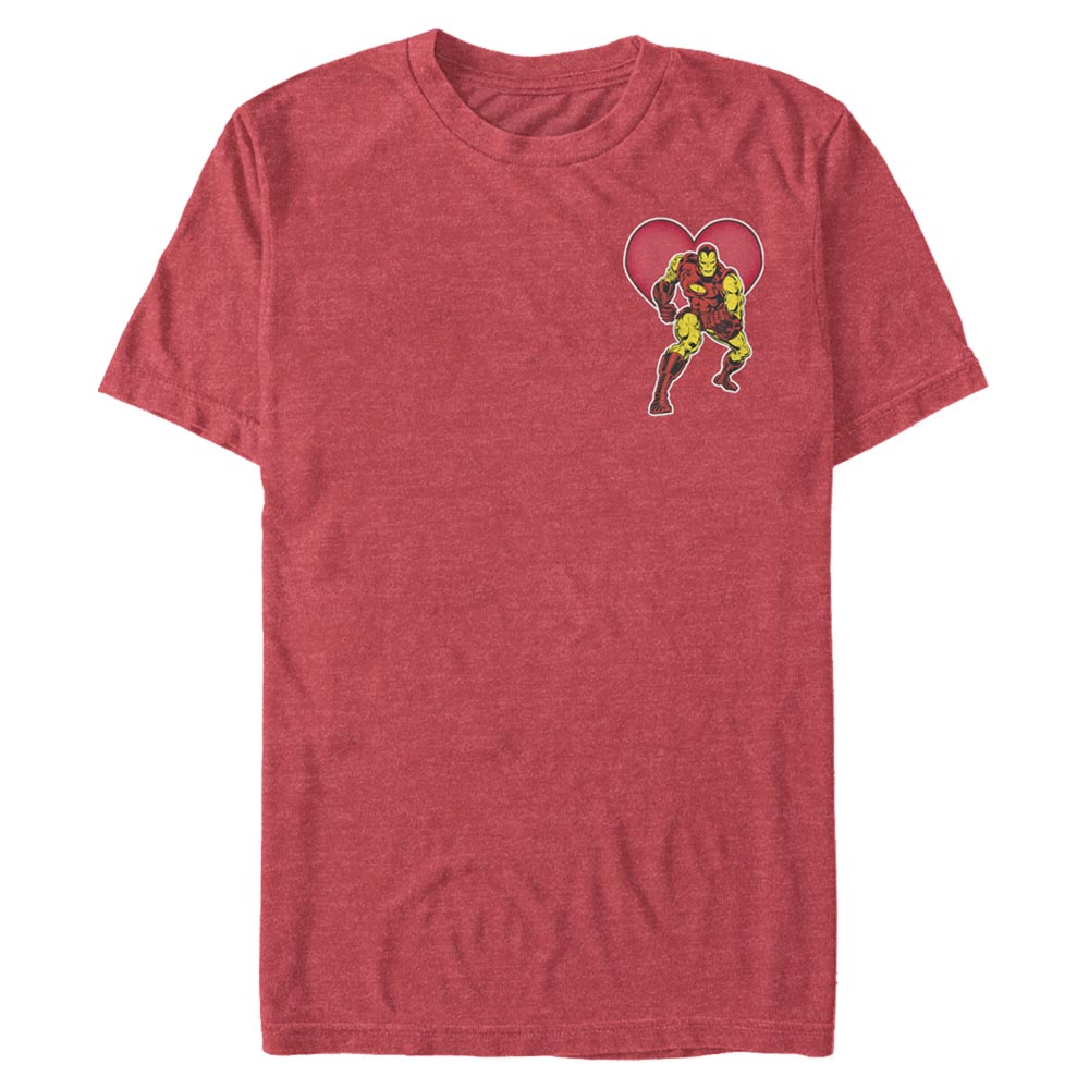 Marvel - Avengers - Iron Man Heart - Homme T-shirt