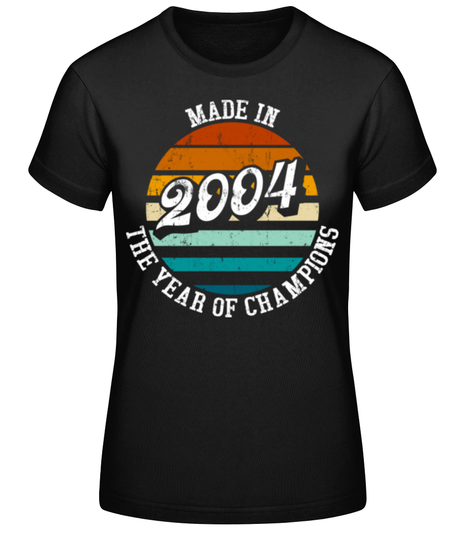 2004 The Year Of Champions · T-shirt standard Femme