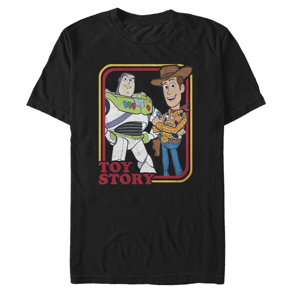 Disney - Toy Story - Woody et Buzz Vintage Duo - Homme T-shirt