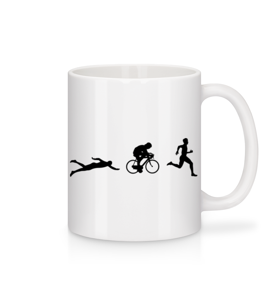 Triathlon · Mug en céramique blanc