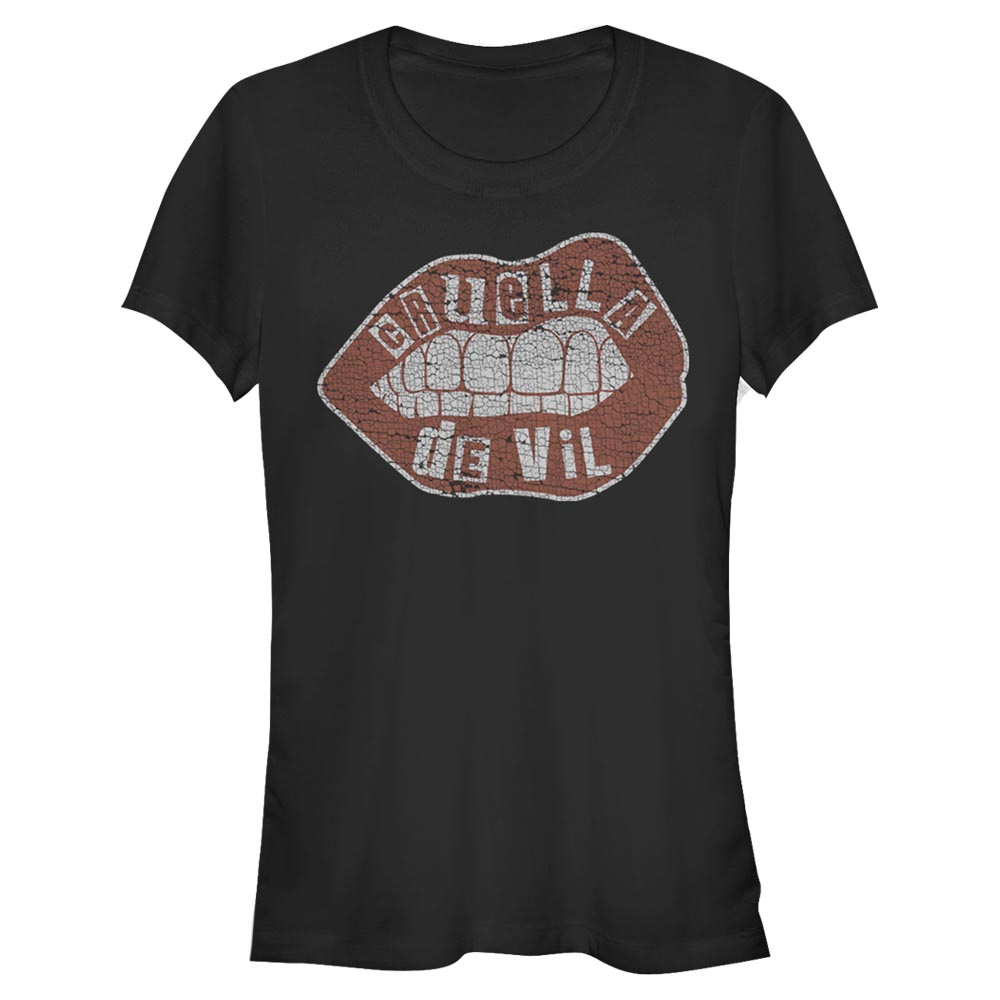 Disney Classics - Cruella - Logo Lip Embroidery - Femme T-shirt