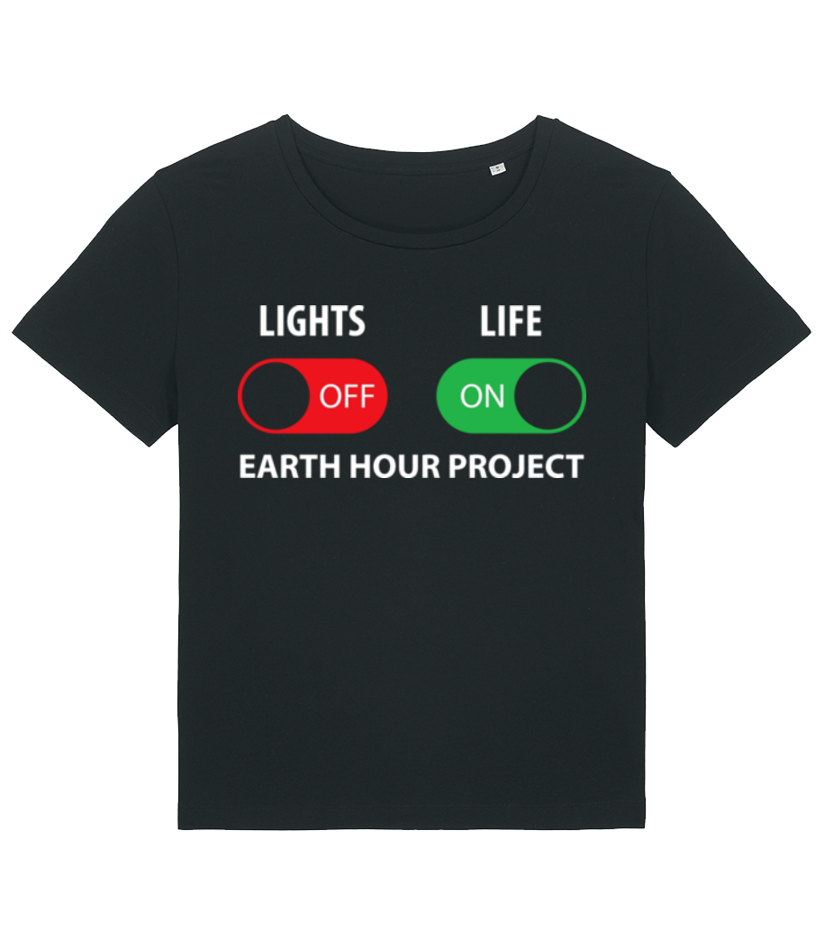 Lights Off Life On · T-shirt bio Femme Stanley Stella 2.0