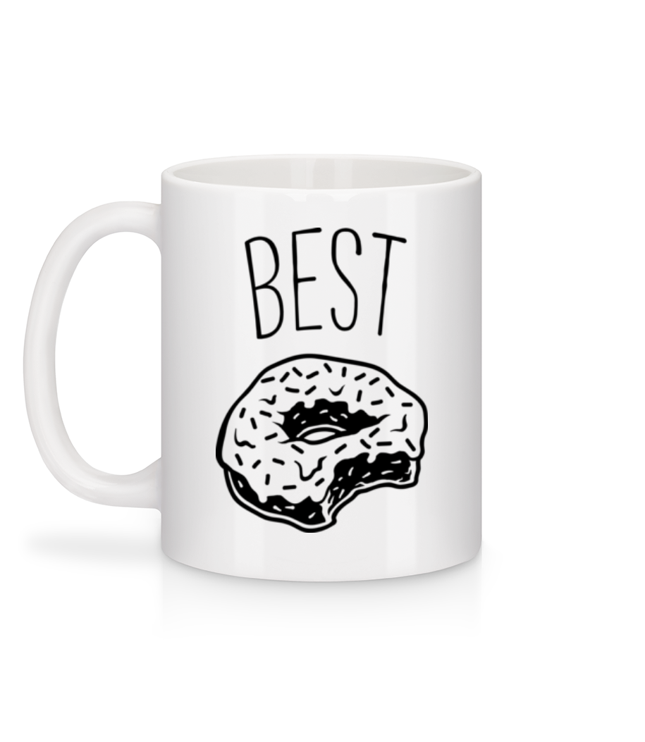 Aperçu: Best Donut - Mug en céramique blanc - Blanc - Derrière