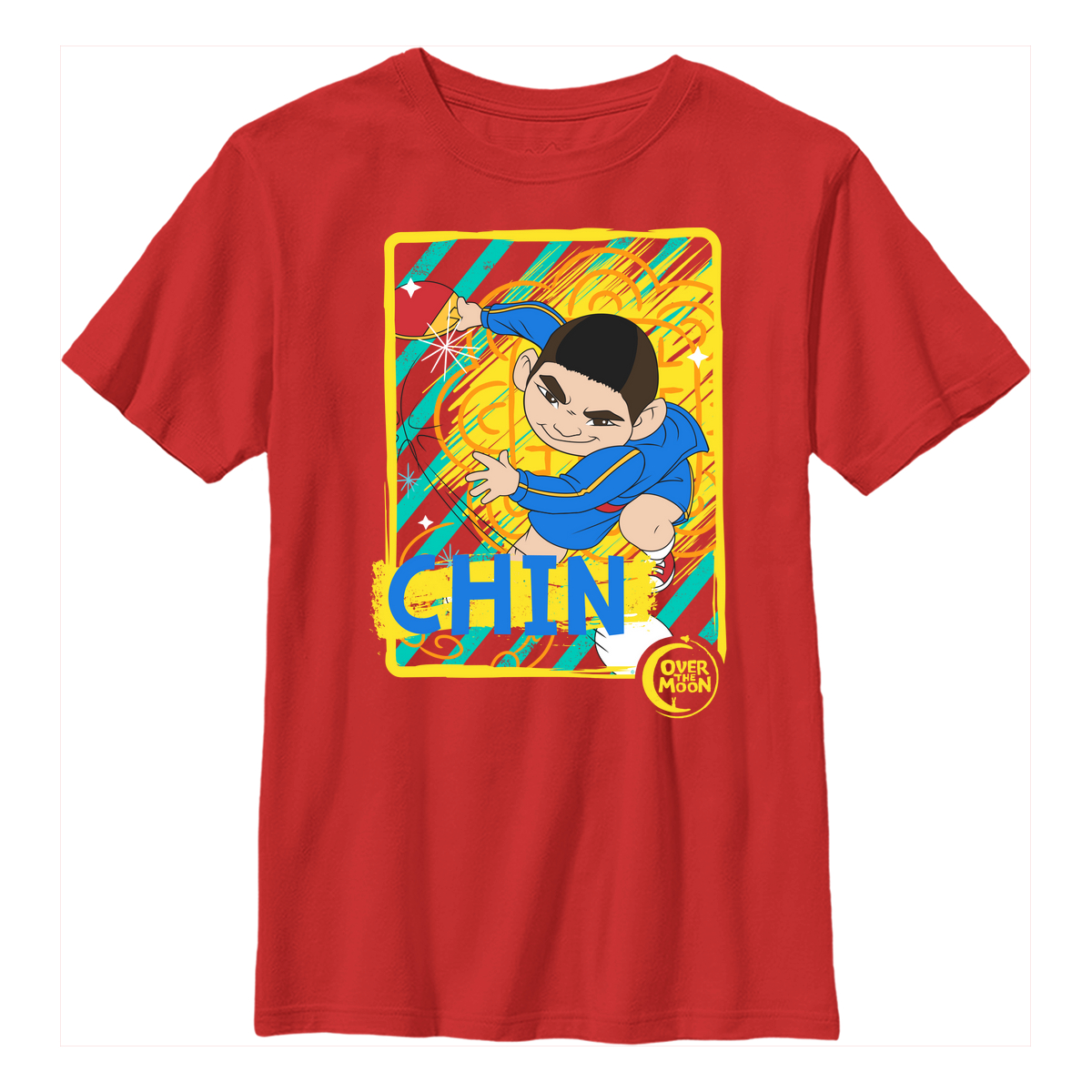 Netflix - Voyage vers la Lune - Chin Box - Enfant T-shirt