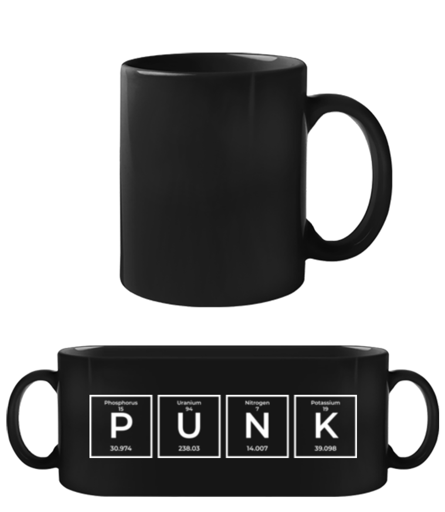 Punk Periodic Table · Tasse Noire