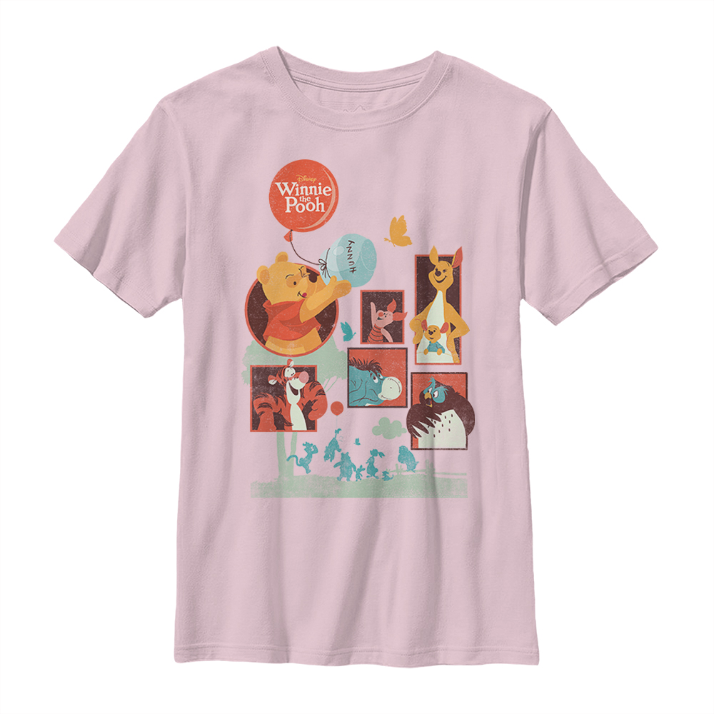 Disney - Winnie l'ourson - Photo de groupe Pooh and Friends - Enfant T-shirt