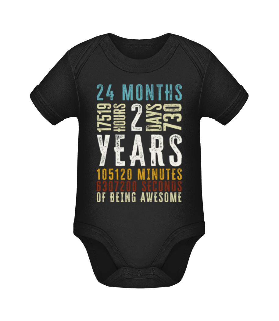 2 Years 24 Months · Body manches courtes bio
