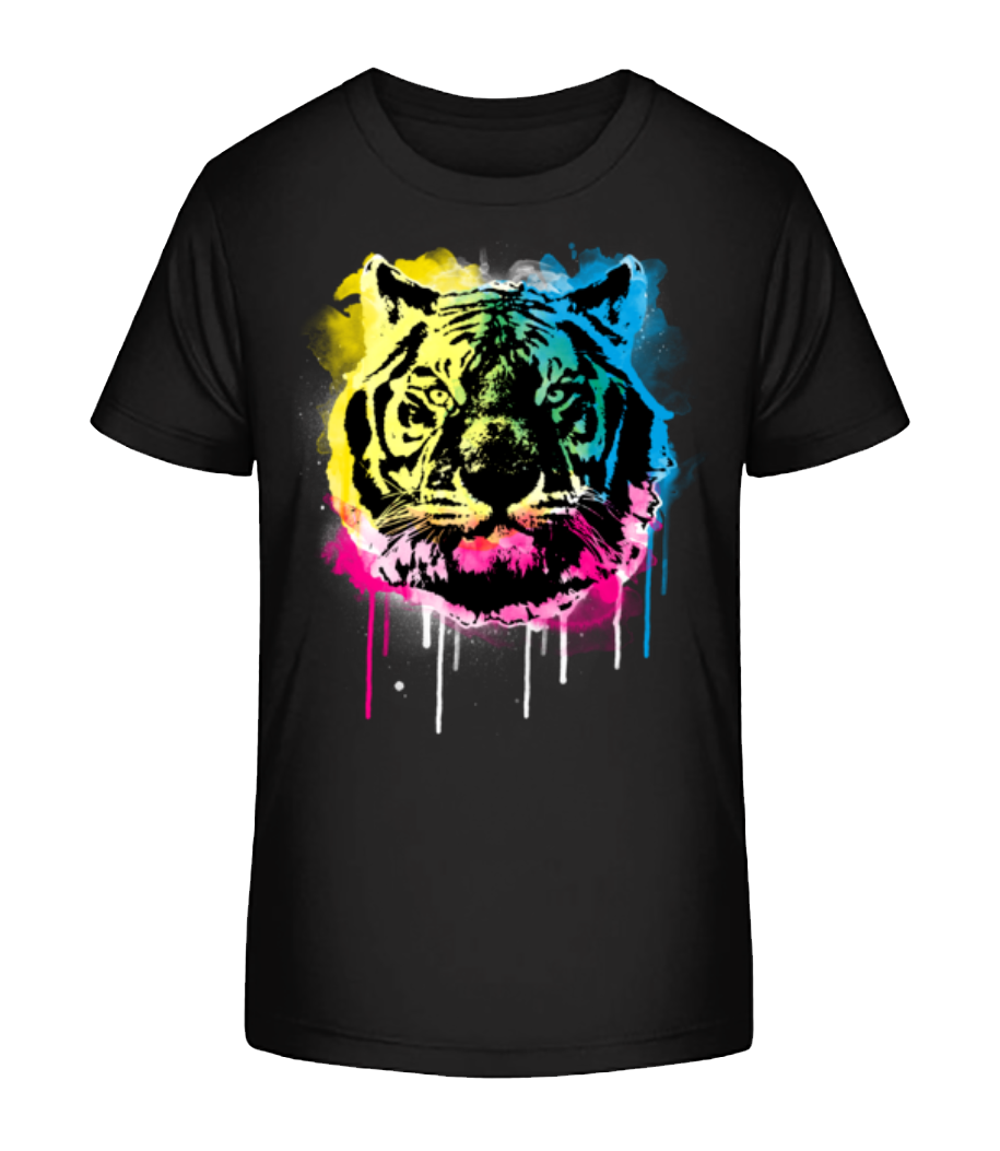 Tigre Multicolore · T-shirt bio Enfant Stanley Stella 2.0