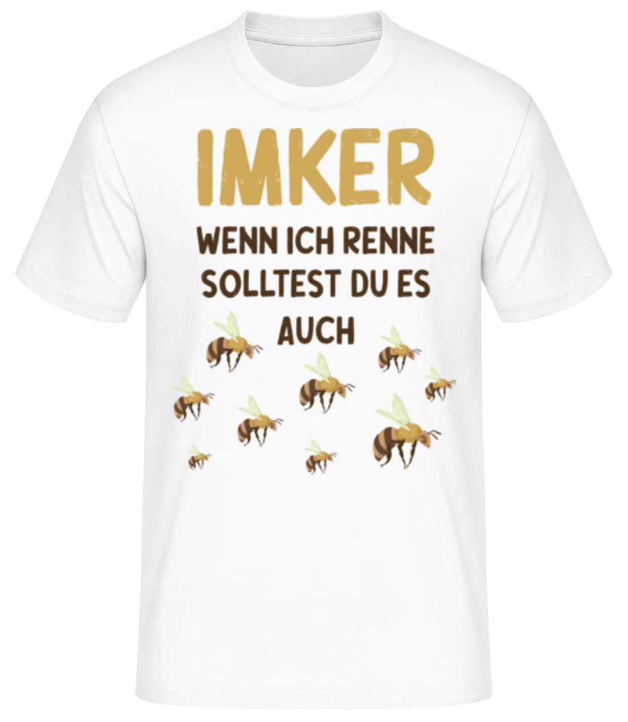 Imker wenn ich renne · Männer Basic T-Shirt