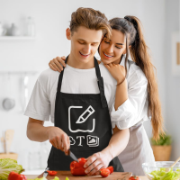 Standard Kochschürze - Schwarz