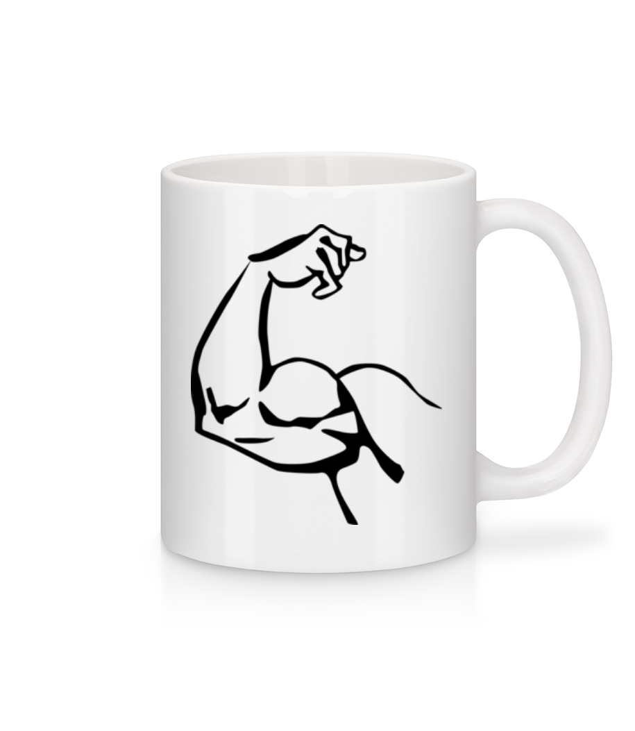 Muscles - Noire/Blanc · Mug en céramique blanc