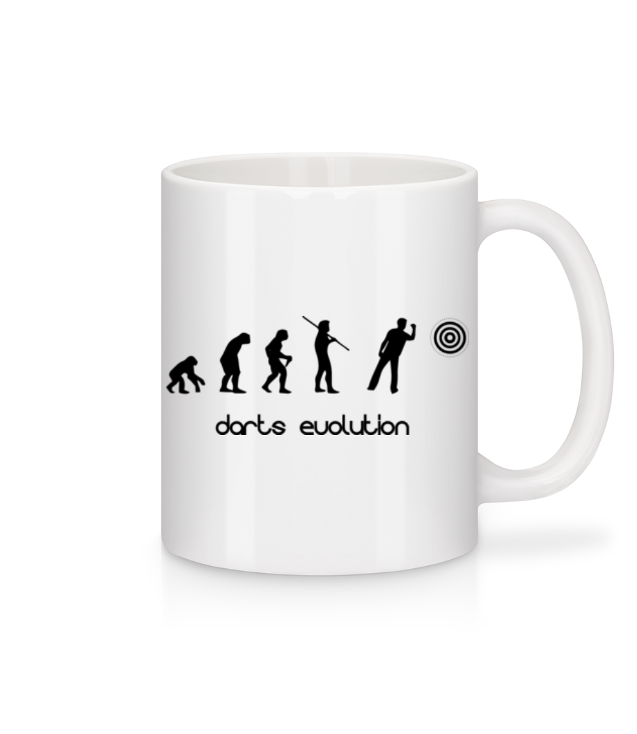 Darts Evolution · Mug en céramique blanc