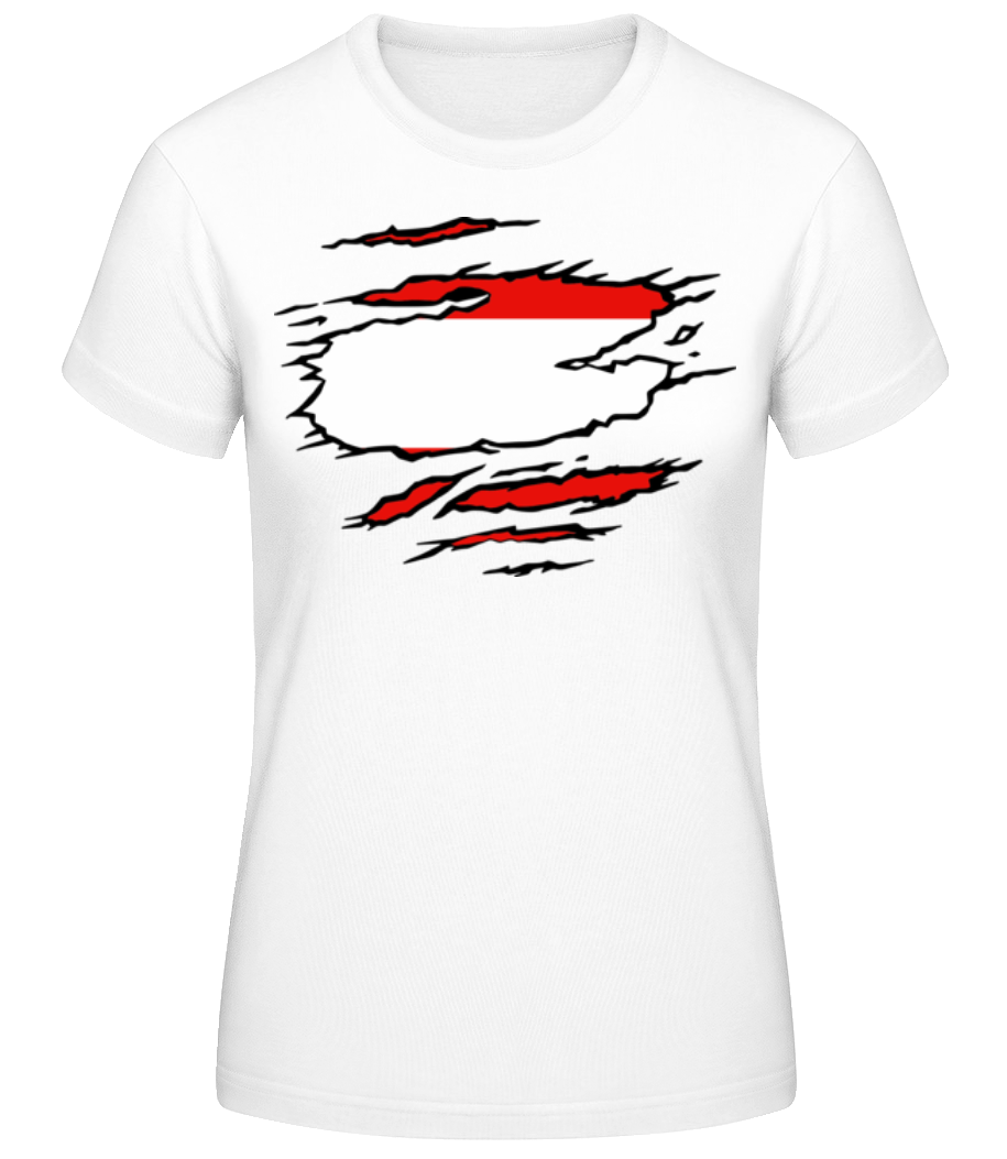 Drapeau Déchiré D'Autriche · T-shirt standard Femme