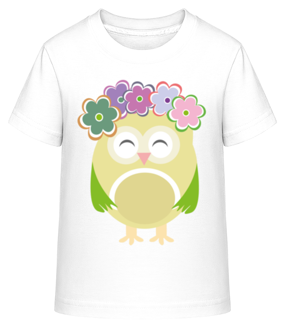 Hibou Avec Fleurs · T-shirt shirtinator Enfant