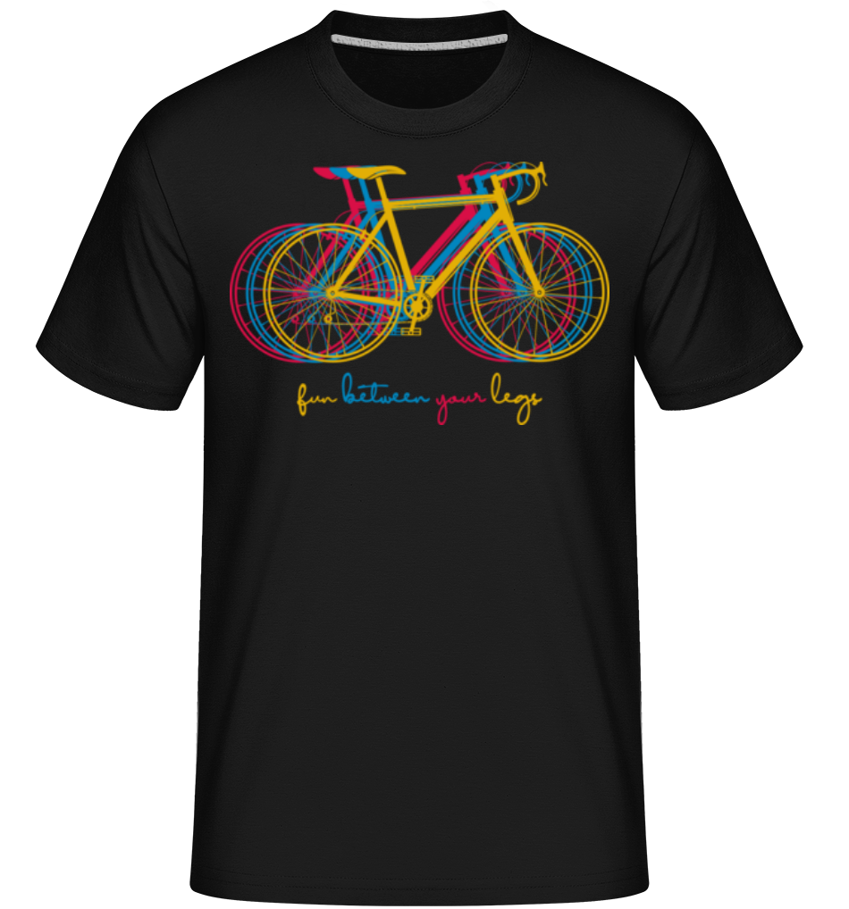 Fun Between Your Legs -  T-Shirt Shirtinator homme - Noir - Devant