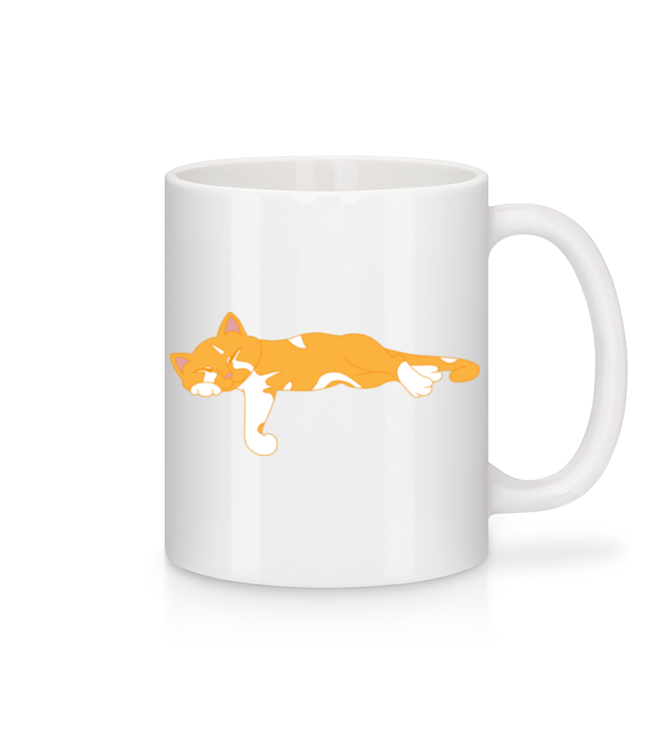Schlafende Katze · Tasse