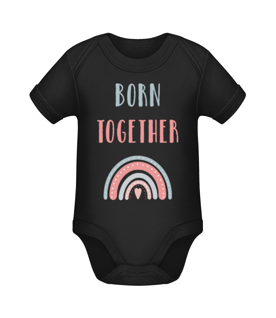 Aperçu: Born Together - Body manches courtes bio - Noir - Devant