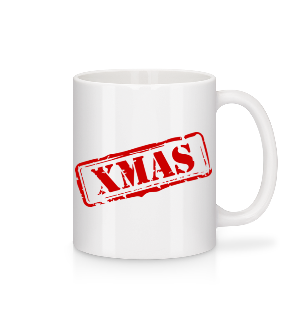 Aperçu: XMAS Logo - Mug en céramique blanc - Blanc - Devant