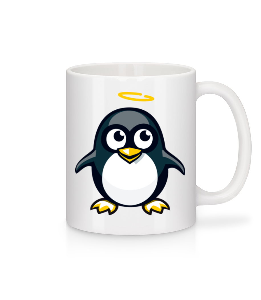 Angel Penguin · Mug en céramique blanc