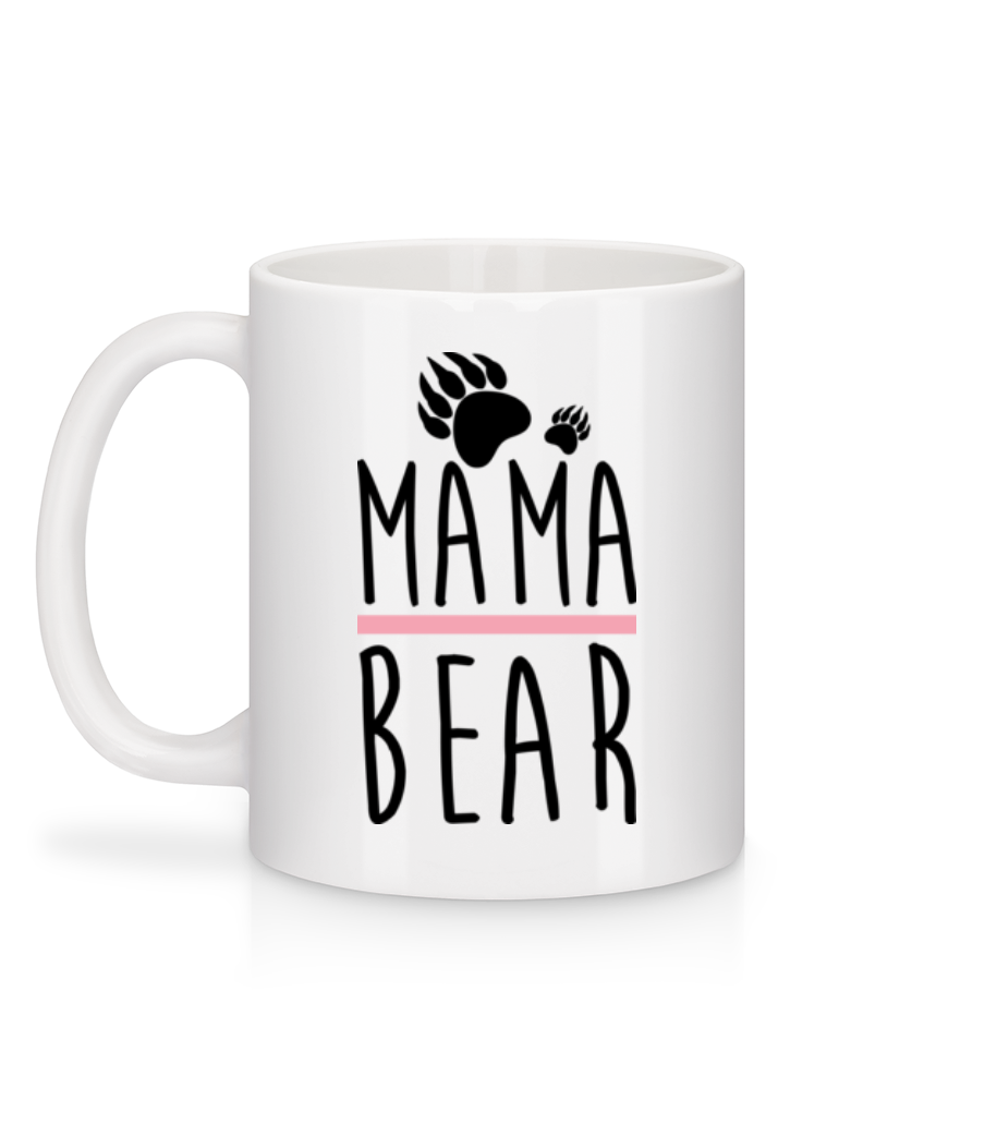 Aperçu: Maman Ours - Mug en céramique blanc - Blanc - Derrière