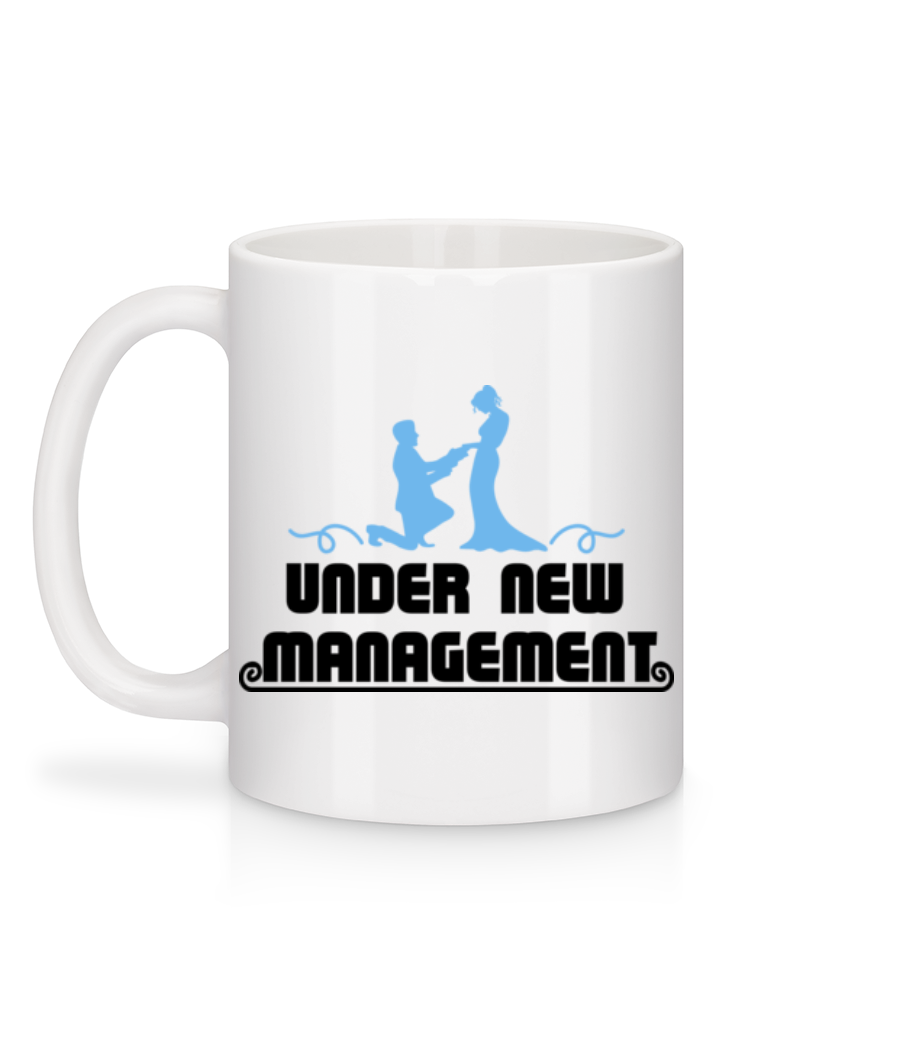 Aperçu: Mariage Under New Management - Mug en céramique blanc - Blanc - Derrière