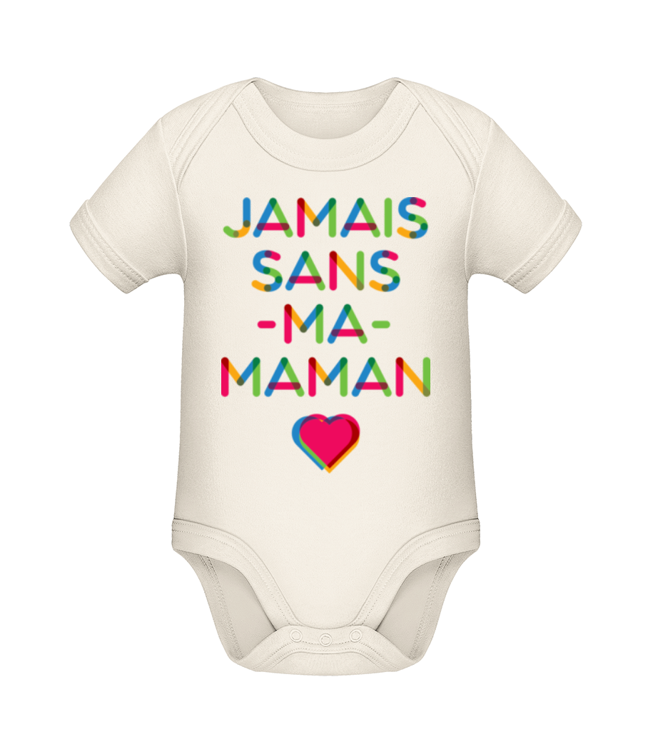 Jamais Sans Ma Maman · Body manches courtes bio