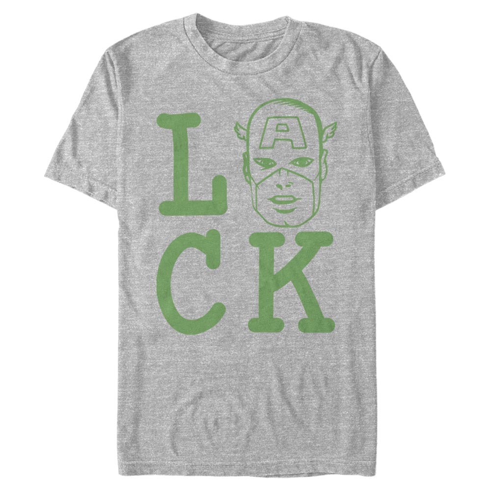 Marvel - Avengers - Captain America Captain of Luck - Homme T-shirt