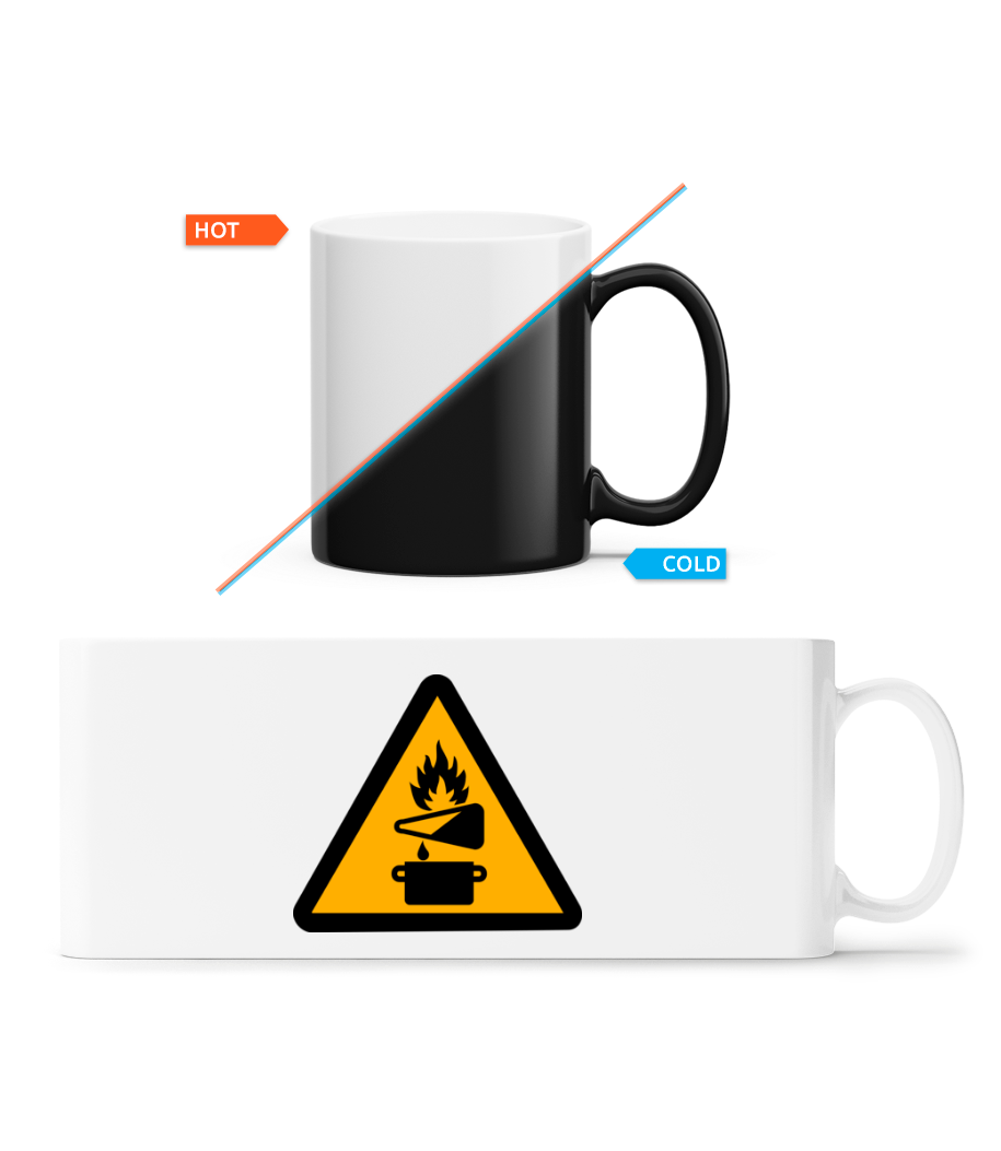 Attention Risque D'Incendie · Mug magique