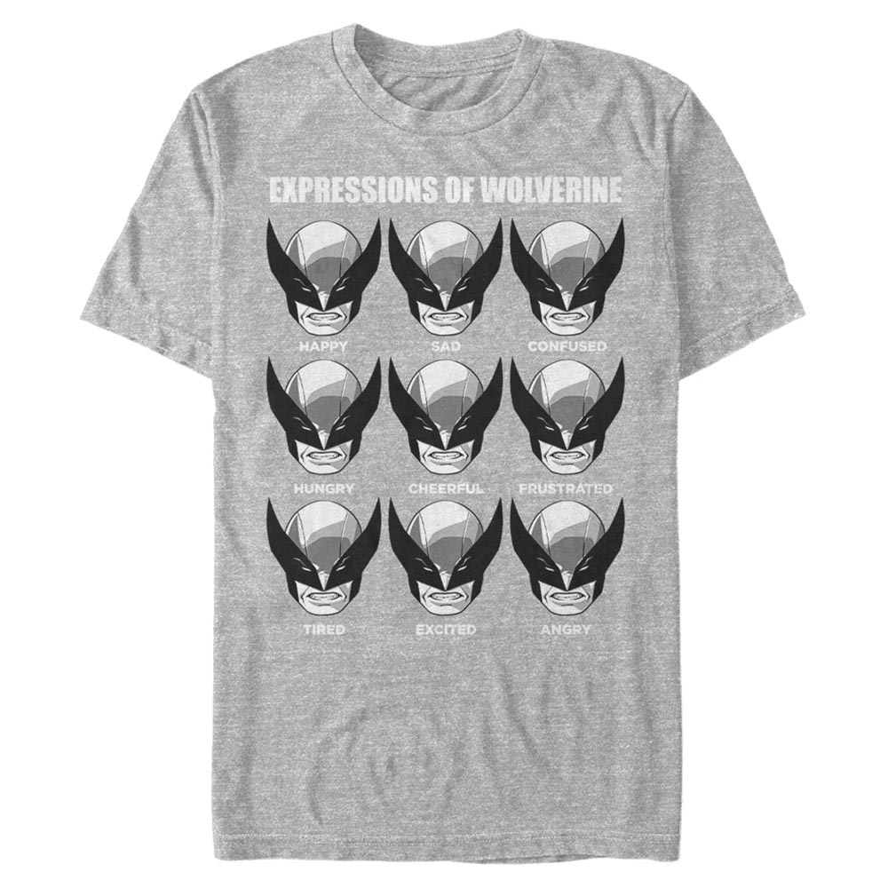 Marvel - X-Men - Wolverine Expressions Of - Homme T-shirt