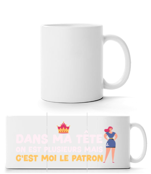 On Es Plusieurs Dans Ma Tête · Mug panorama