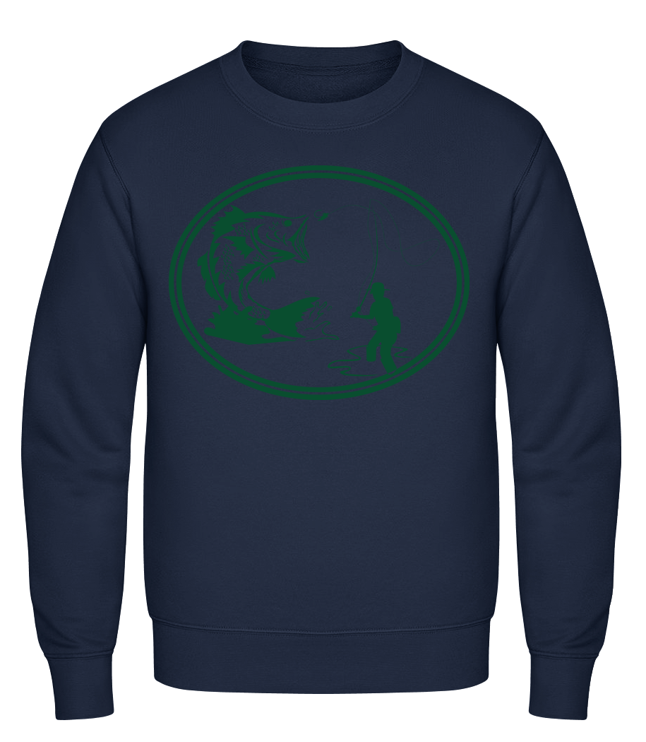 Fishing Icon Green · Sweatshirt Homme