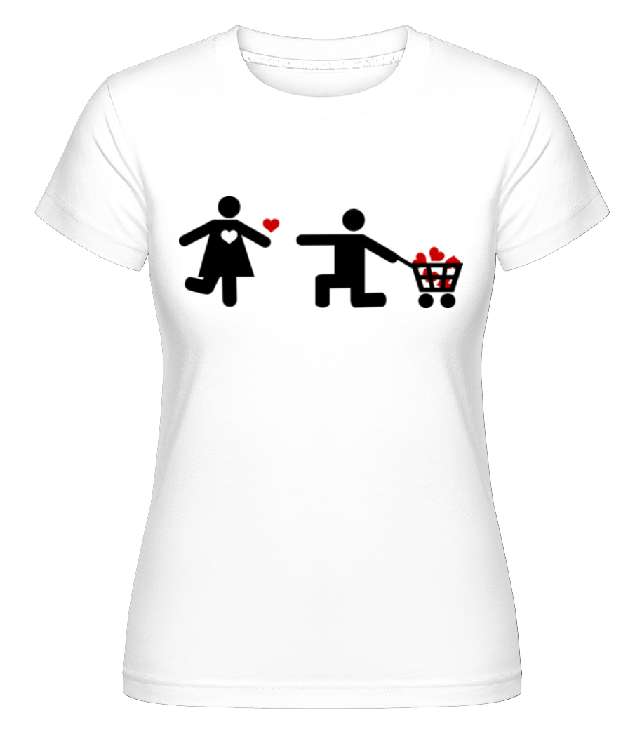 Femme Et Homme Et Cœur Logo ·  T-shirt Shirtinator femme