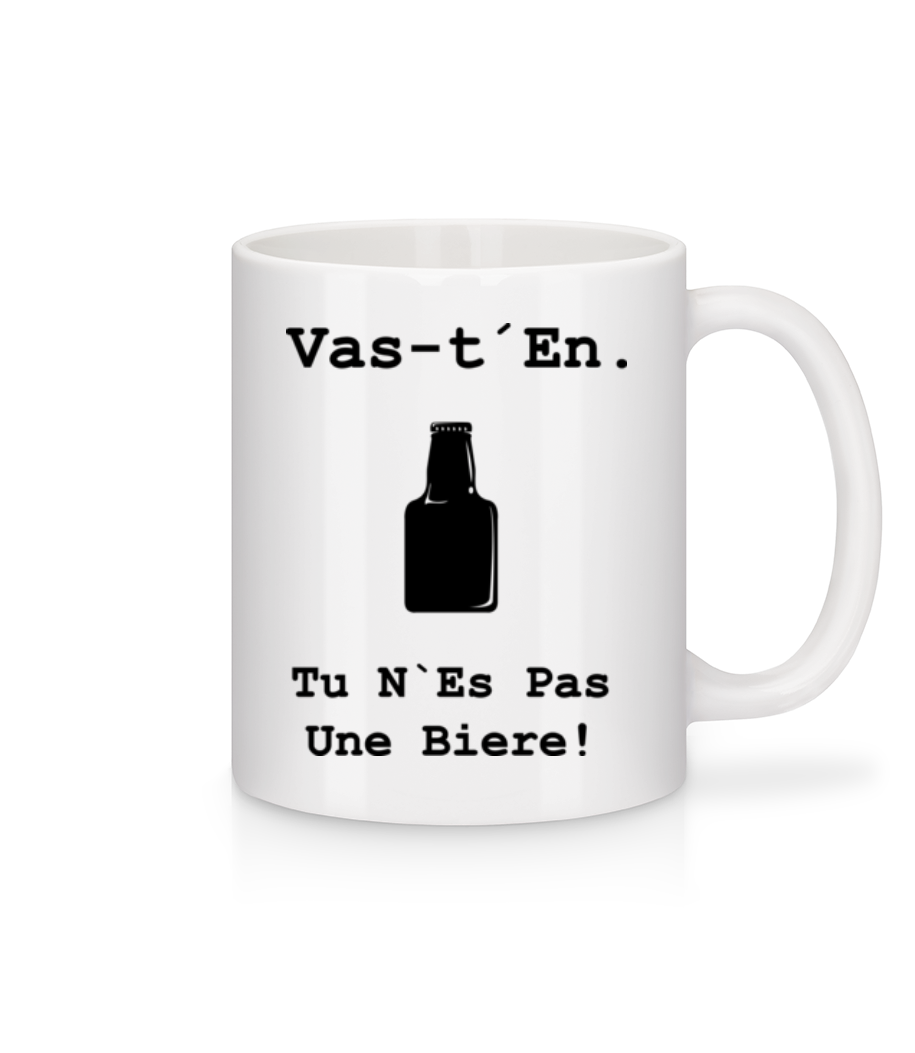 Aperçu: Vas-t'En! - Mug en céramique blanc - Blanc - Devant