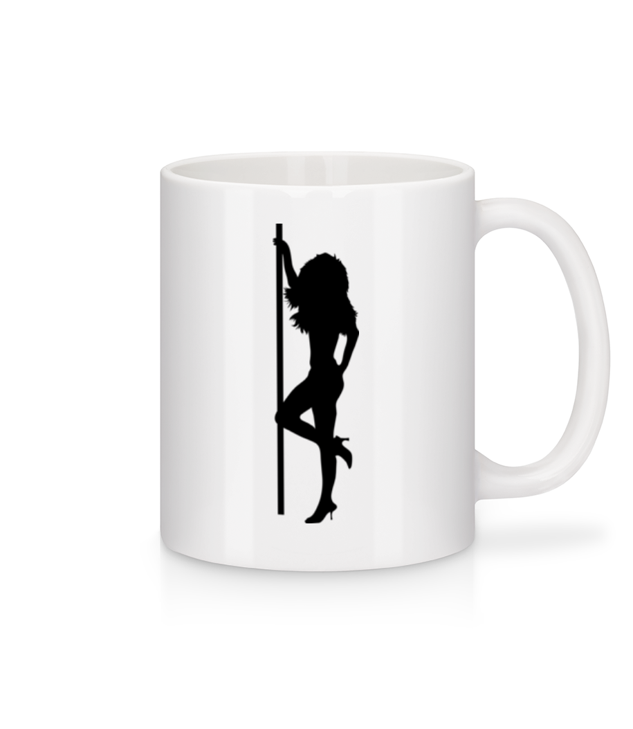 Stripper Girl Pole · Mug en céramique blanc