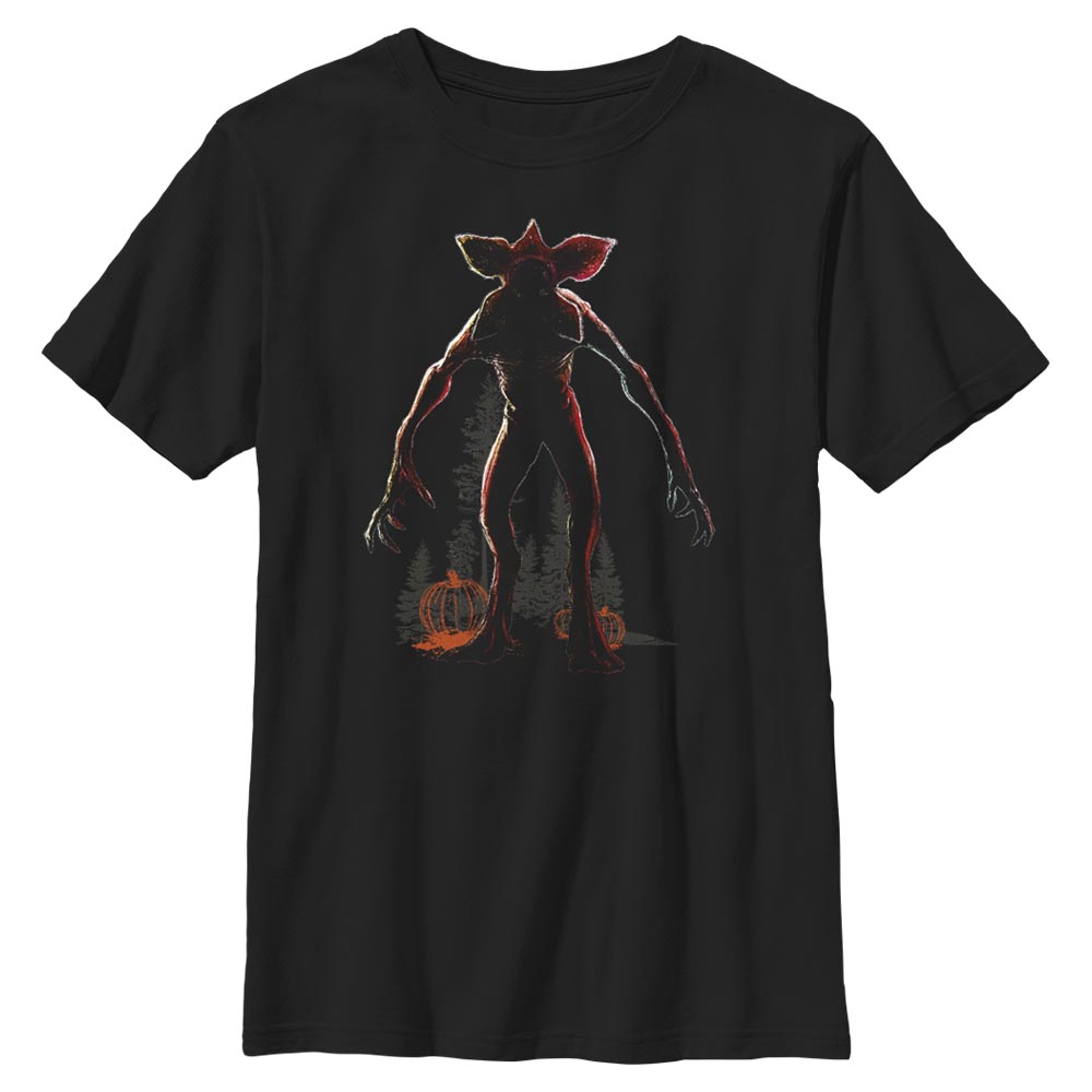 Aperçu: Netflix - Stranger Things - Demogorgon Haunted Night - Halloween - Enfant T-shirt - Noir - Devant