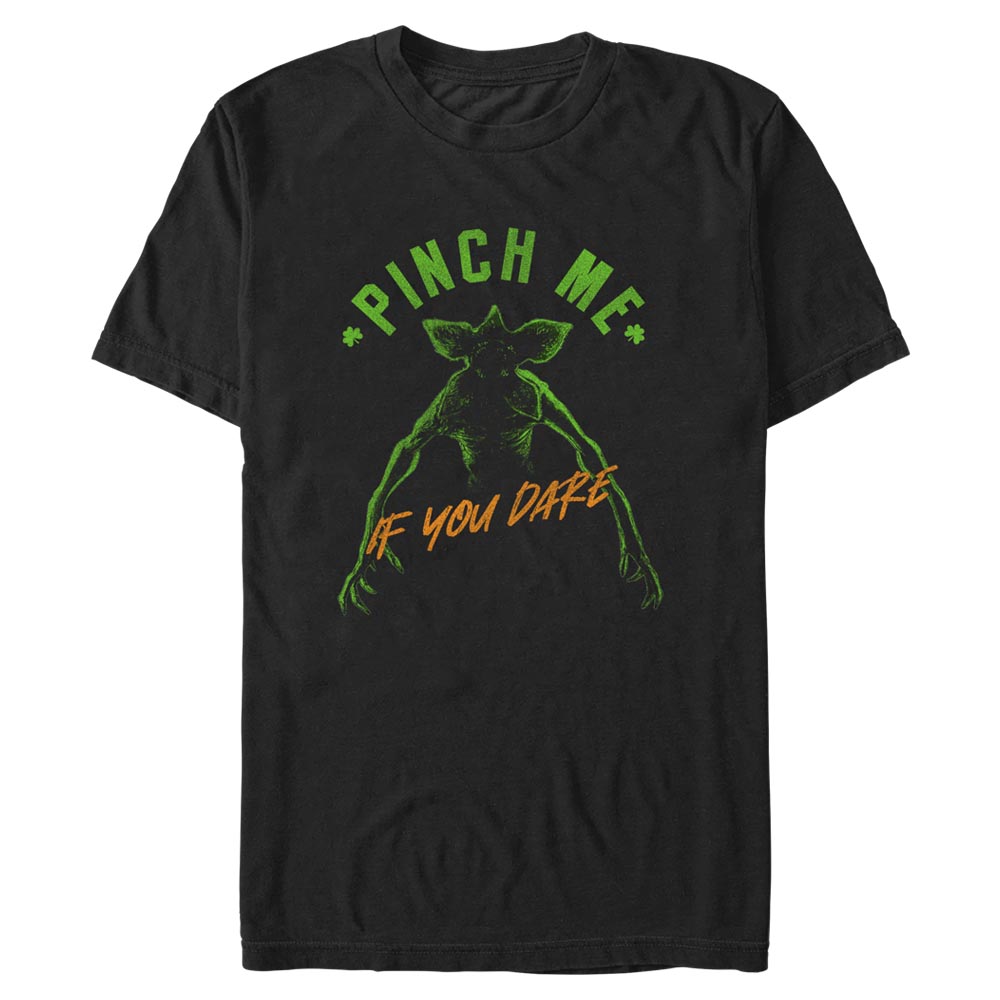 Netflix - Stranger Things - Demogorgon Pinch Me If You Dare - St. Patrick's Day - Homme T-shirt
