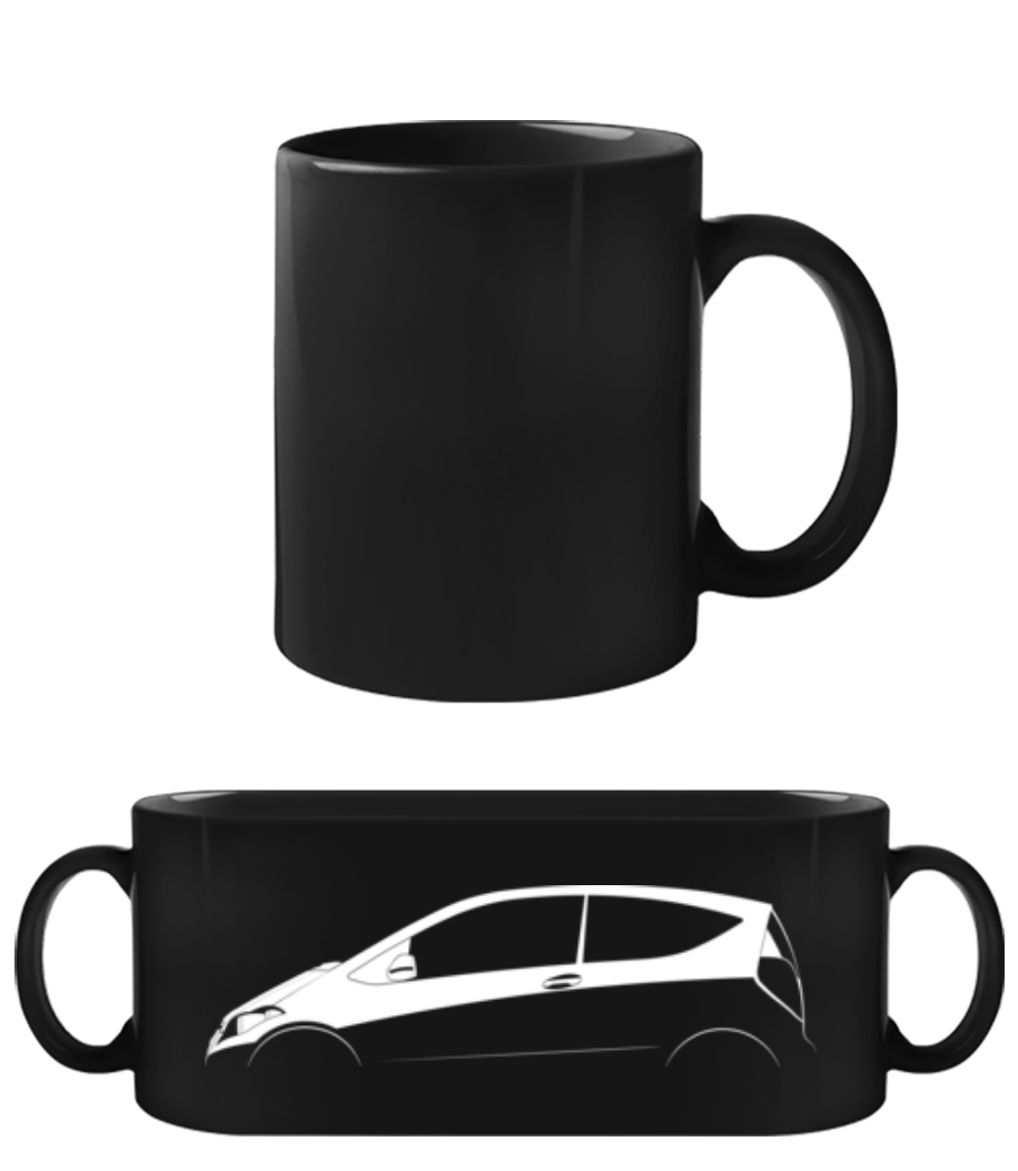'Mercedes-Benz A-Class W169' Silhouette · Tasse Noire