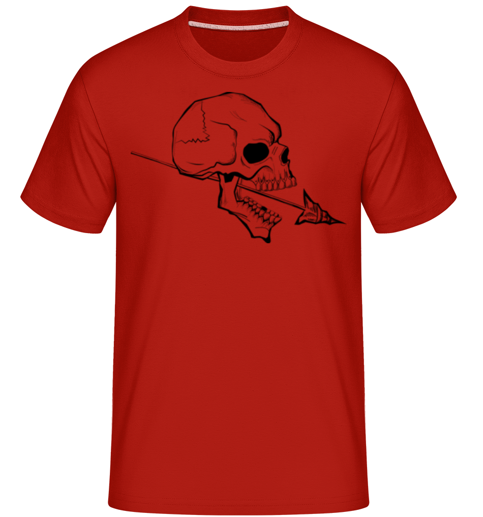 Crâne Avec Tatouage De Lance ·  T-Shirt Shirtinator homme
