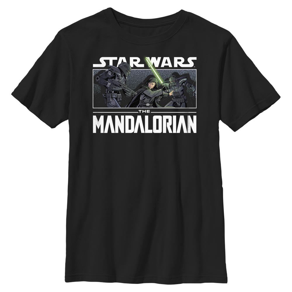 Star Wars - The Mandalorian - Luke Skywalker Luke VS Dark Troopers - Enfant T-shirt
