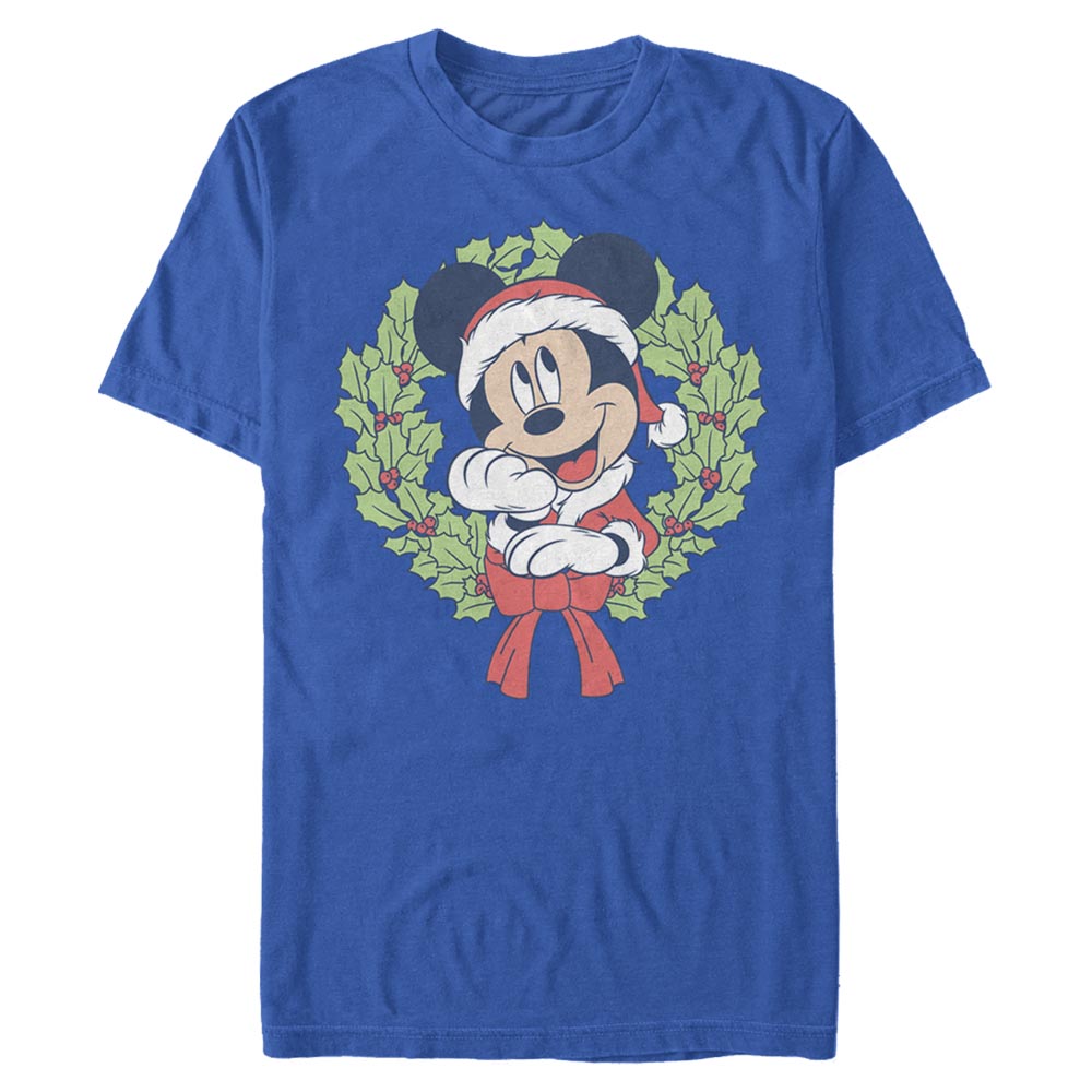 Disney Classics - Mickey Mouse - Mickey Christmas Wreath - Christmas - Homme T-shirt