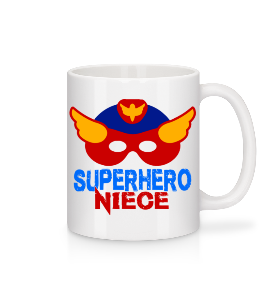 Superhero Niece · Mug en céramique blanc