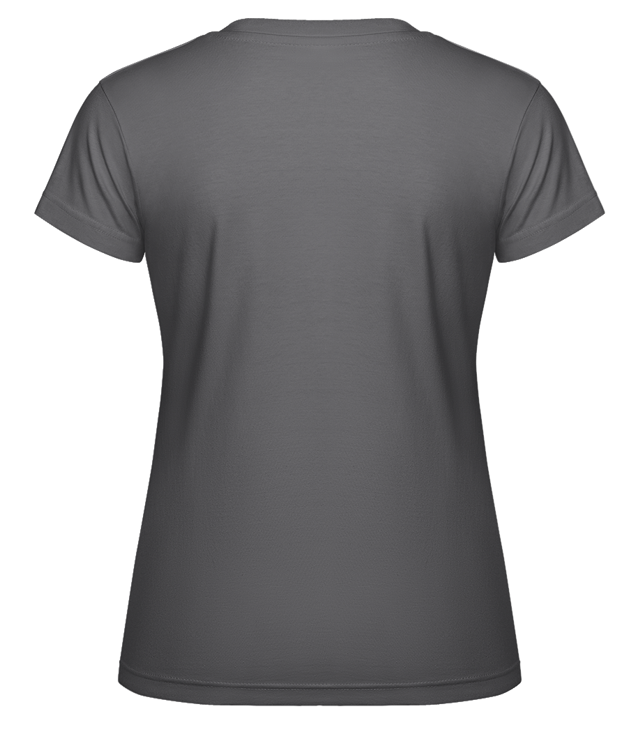 Aperçu: Adopté Un Pitbull -  T-shirt Shirtinator femme - Anthracite - Derrière