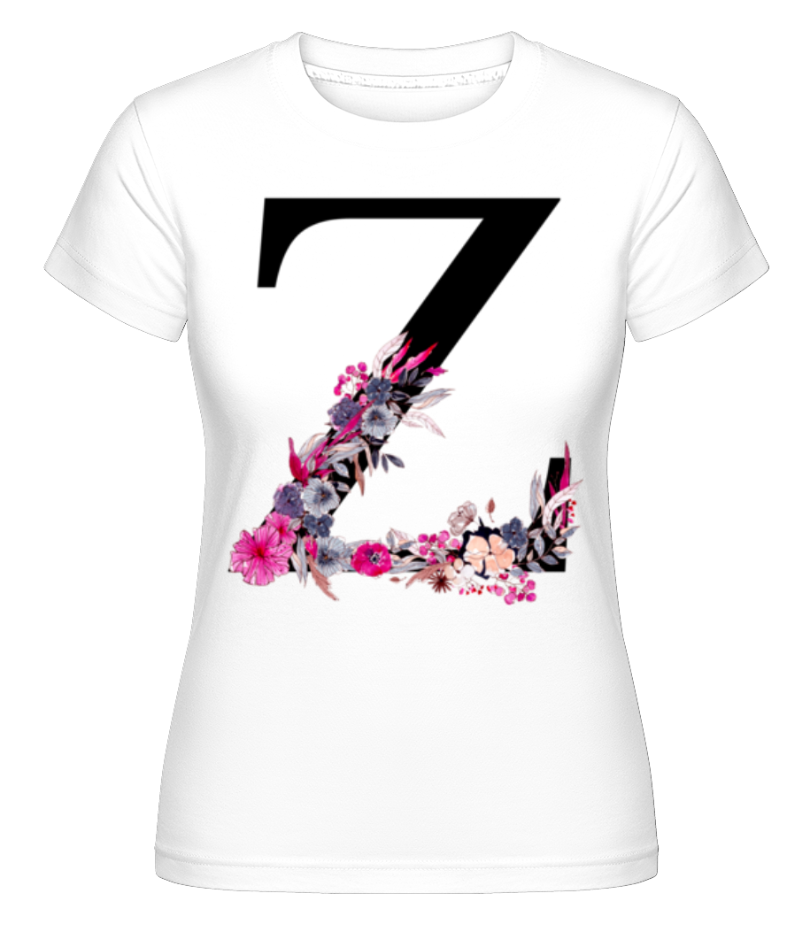Fleurs Initiale Z ·  T-shirt Shirtinator femme