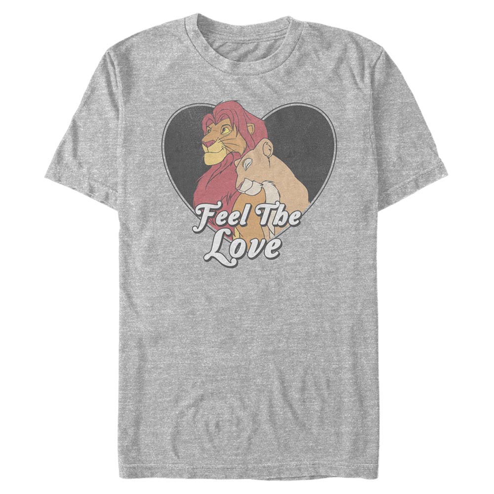 Disney Classics - Le Roi lion - Simba et Nala Feel The Love - Valentine's Day - Homme T-shirt