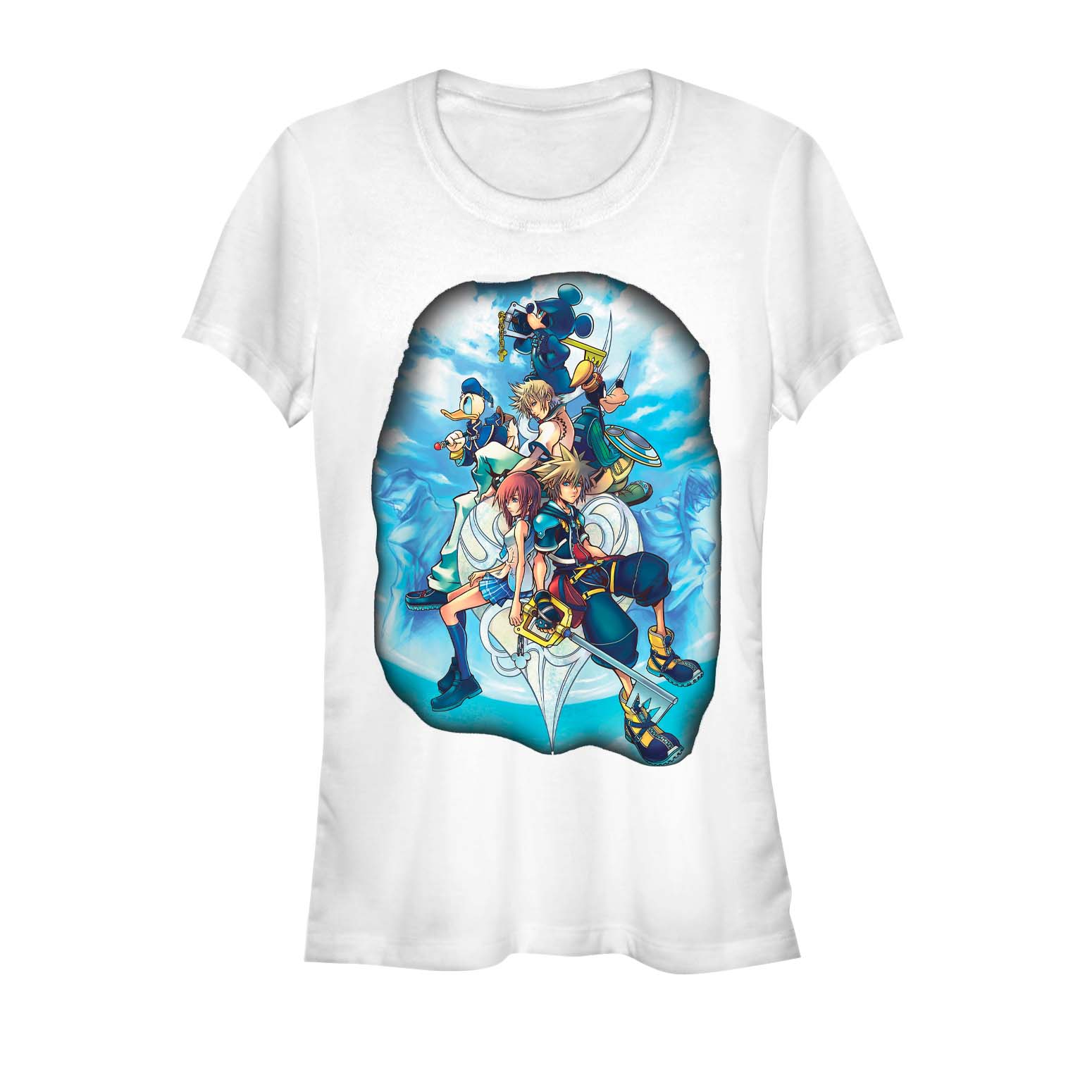 Disney Classics - Kingdom Hearts - Photo de groupe Sky Group - Femme T-shirt